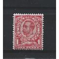GB.SG341 1d Scarlet.Mounted Mint.Jun25a