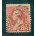 Used 220 2c George Washington Barely Clears A14859