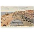 Marine Parade West from the Pier Worthing Postc...