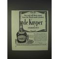 1940 De Kuyper Creme de Cacao Liqueur Ad - Can'...