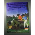 1991 Cushman GT-1 Utility Vehicle Ad - We just eliminated your last excuse