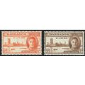 Barbados 1946 Victory set 2v SG262-263 MM