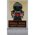 c.1980s Postcard Railways Poster, The Royal Sco...