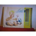 LITTLE ONE YEAR OLD, VINTAGE paper BIRTHDAY GRE...