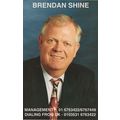Brendan Shine Irish Folk Singer Hand Signed Man...