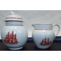 MINT Vintage Wedgwood Flying Cloud Red Creamer ...