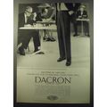 1960 Du Pont Dacron Advertisement - George W. Heller the flawless look for fall