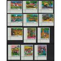 Guinea Paintings of African Legends 12v Matchin...