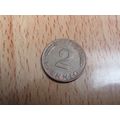 1986d 2 Pfennig Germany Coin