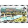 Lesotho 1974 15c Seaka Bridge Orange Senqu Rive...