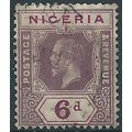 Nigeria 1914 SG7 6d Dull & Bright Purple Fine U...