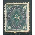 Germany 1922 - 50m dark blue/purple - Coachhorn...