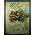 1940 Gold Medal Flour Ad - Gingies Make Gayer C...