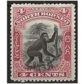 North Borneo 1900 SG99 4c Black & Carmine Mount...