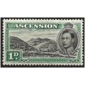 Ascension 1938 SG39 1d Black & Green PERF 12.5 ...