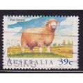 AUSTRALIA 1989 SHEEP 39C POLL DORSET USED