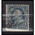 Used 264 1c Benjamin Franklin Just Clears RA1010