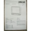 AKAI CT-2185 Original Service manual