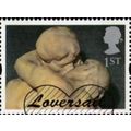 GB 1995 Greetings Art Rodin Used SG 1860 Sc 159...
