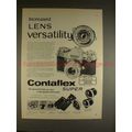 1960 Zeiss Contaflex Super Camera Ad - Lens Versatility