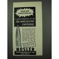1965 Nosler 300 Winchester Cartridge Ad - Adaptation