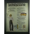 1984 Levi's Bend Over Pull-On Pants Ad - Try On