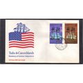 FDC Int'l Turks-Caicos Islands Honoring USA Bic...