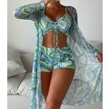 Long Sleeve Swimsuit Ladies Bathing Suit Swimwe...