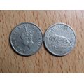 India 1946 1/4 Rupee Coin