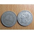 France Republic 1949 5 Francs Coin