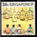Singapore 1990 Tourism definitives 35c value, u...