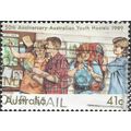 AUSTRALIA, 50 Years of Youth Hostels, gold 1989...