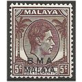 BMA Malaya 1945 SG5 5c Brown Mounted Mint .. ..