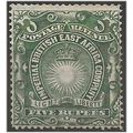 British East Africa 1890 SG19 5 Rupees Grey-Gre...
