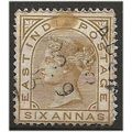 India 1876 SG81 6a Pale Brown Fine Used .. ..