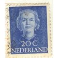 Netherlands 1949 - SG689 - 20c blue - Queen Jul...