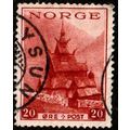 Norway 1939 Tourism Building 20ore Used Stamp.