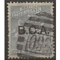 British Central Africa 1891 SG5 6d Deep Blue Go...