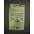 1914 Listerine Antiseptic Mouth-Wash Ad - Every...