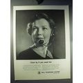 1960 Bell Telephone Ad - Close By if You Need Her