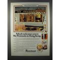 1980 Asbach Brandy Ad - The Peninsula in Hong Kong