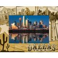 Dallas Texas Laser Engraved Wood Picture Frame ...