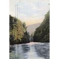 Wanganui River Drop Scene New Zealand 1908 Post...