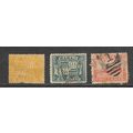 HAWAII ISLANDS EARLY RANGE 3 STAMPS USED 50p LOT