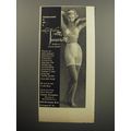 1957 Hollywood V-ette Vassarette Girdle and V-ette Bras Advertisement