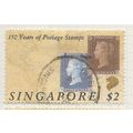 SINGAPORE 1990 150 YEARS OF STAMPS ON $2 PENNY ...
