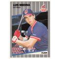 1989 Fleer baseball Luis Medina rookie card #41...