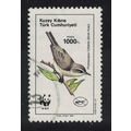 Turkish Cyprus Chiff-chaff Bird WWF 1990 Canc S...