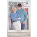 Vintage: Sirdar 5387 his & hers sweaters, DK, 3...