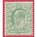 GB KEVII 1902 1/2d YELLOWISH GREEN SG218 GMM